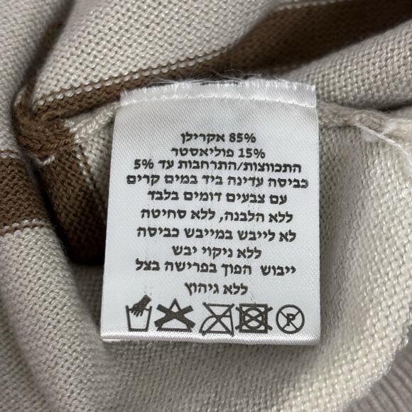 y2k vintage Tamnoon Man Men’s Crewneck Preppy Sweater Medium Striped Classic - Picture 10 of 12